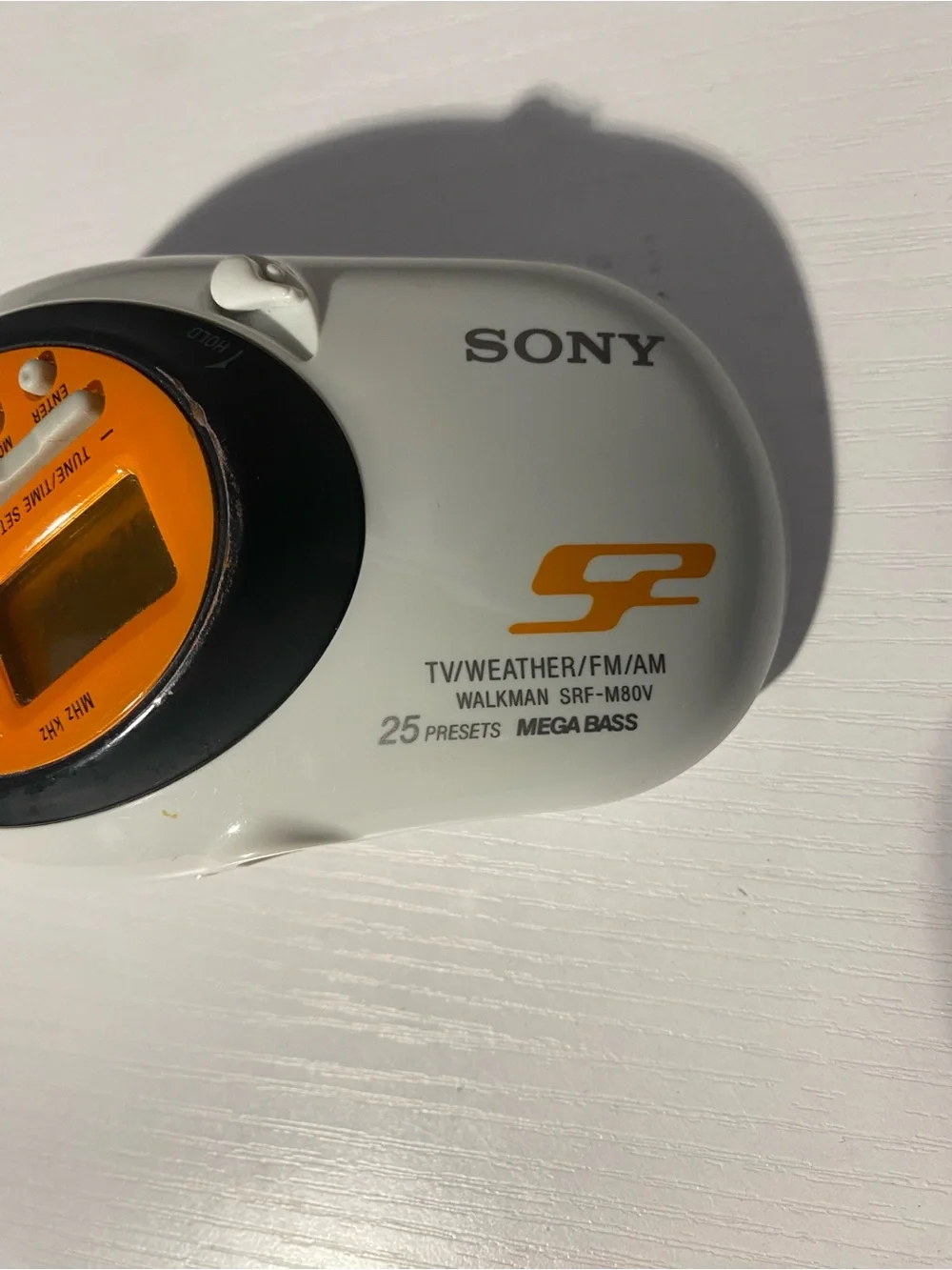 Sony S2 Sports Walkman SRF-M80V Portable AM/FM TV Weather Radio Tested